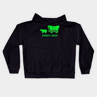 Oregon Trail: Where's Kevin? Kids Hoodie